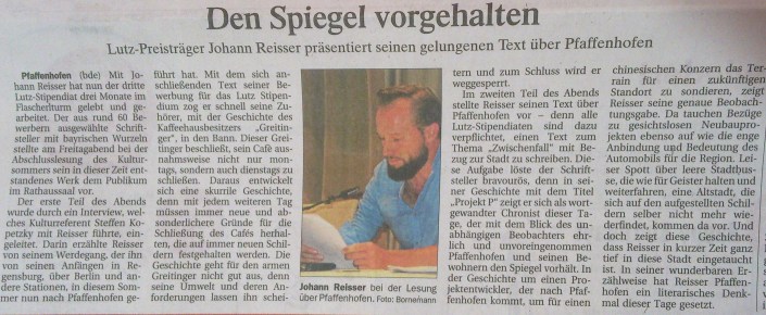 Besprechung Abschlusslesung Pfaffenhofen Jul16